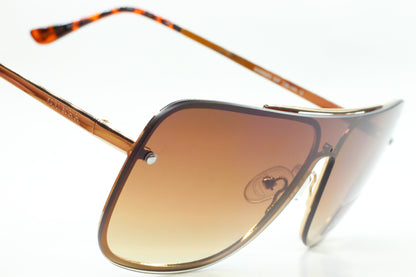 Guess GO00053 32F Bronze Gold Gradient Metal Luxury Italy Sunglasses -Wo