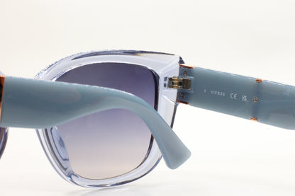 Guess GO00051 84W Crystal Blue Gradient Acetate Luxury Italy Sunglasses -Wo