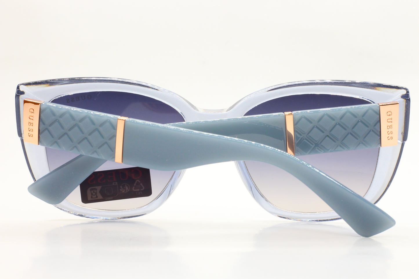 Guess GO00051 84W Crystal Blue Gradient Acetate Luxury Italy Sunglasses -Wo