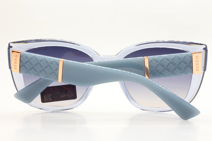 Guess GO00051 84W Crystal Blue Gradient Acetate Luxury Italy Sunglasses -Wo