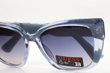 Guess GO00051 84W Crystal Blue Gradient Acetate Luxury Italy Sunglasses -Wo