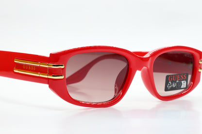 Guess GO00071 66F Red Gold Gradient Acetate Designer Luxury Sunglasses -Wo
