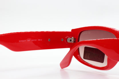 Guess GO00071 66F Red Gold Gradient Acetate Designer Luxury Sunglasses -Wo