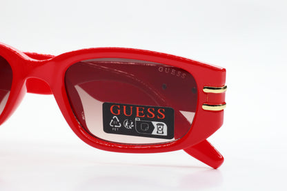 Guess GO00071 66F Red Gold Gradient Acetate Designer Luxury Sunglasses -Wo