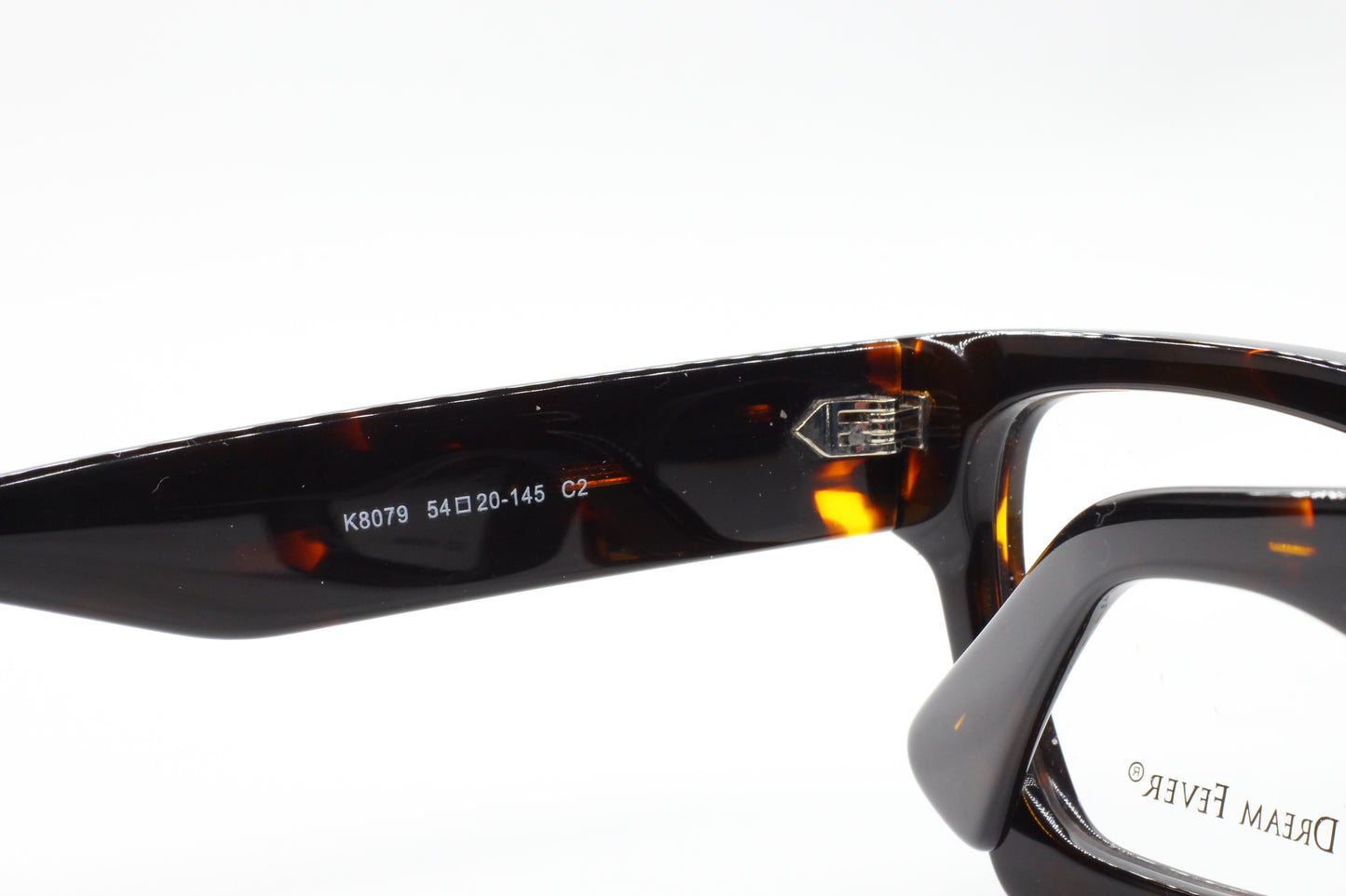 Dream Fever K8079 Brown Tortoise Acetate Designer Eyeglasses Frames 54MM