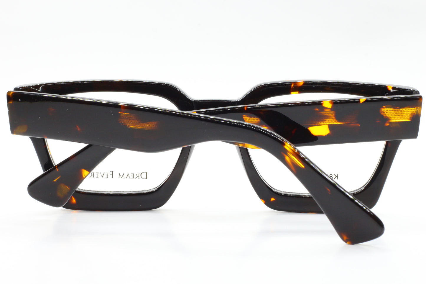 Dream Fever K8079 Brown Tortoise Acetate Designer Eyeglasses Frames 54MM