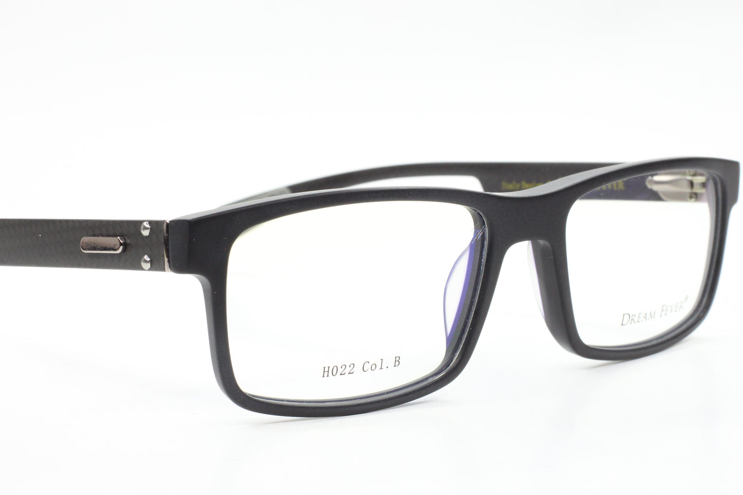 Dream Fever K022 Matte Black Acetate Designer Eyeglasses Frames 54MM