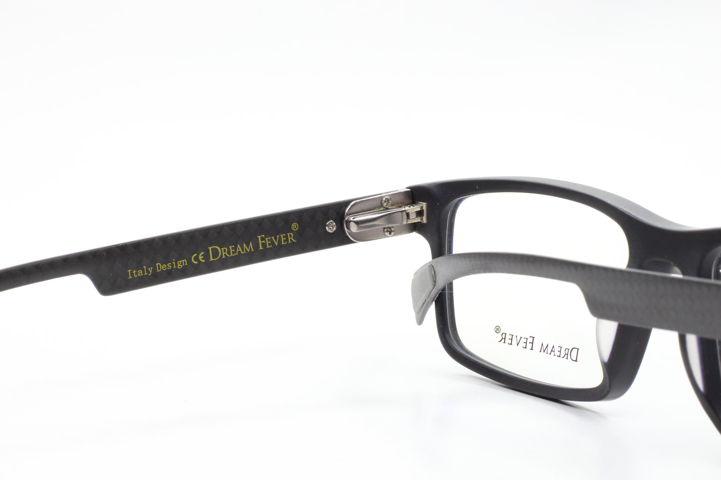 Dream Fever K022 Matte Black Acetate Designer Eyeglasses Frames 54MM