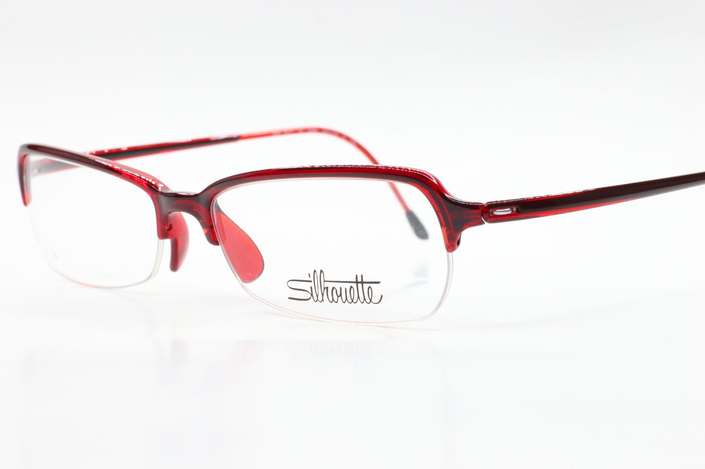 Silhouette SPX 1517 10 6080 Red Designer Luxury Austria Eyeglasses -Wo