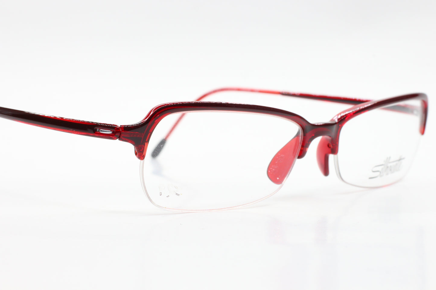 Silhouette SPX 1517 10 6080 Red Designer Luxury Austria Eyeglasses -Wo