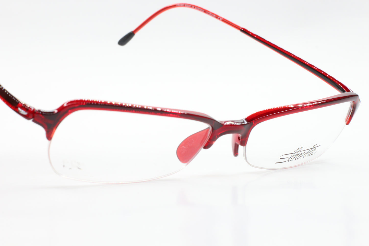 Silhouette SPX 1517 10 6080 Red Designer Luxury Austria Eyeglasses -Wo