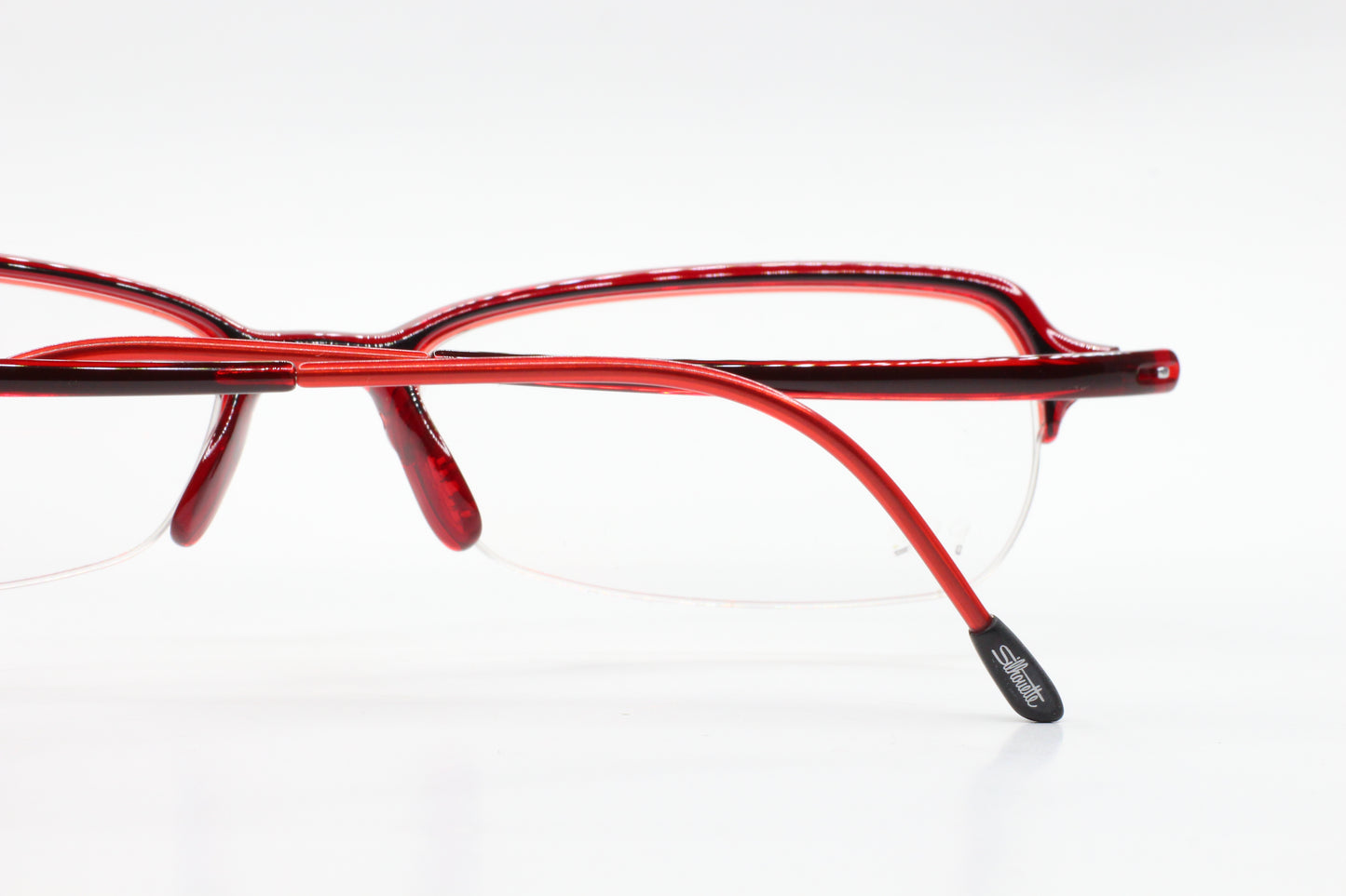 Silhouette SPX 1517 10 6080 Red Designer Luxury Austria Eyeglasses -Wo