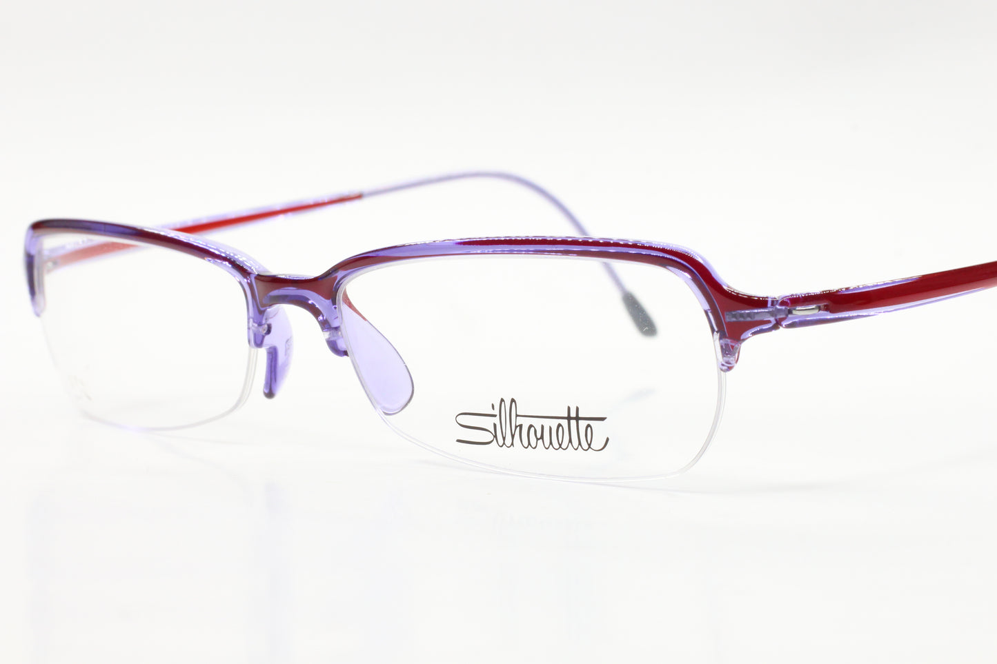 Silhouette SPX 1517 10 6080 Red Designer Luxury Austria Eyeglasses -Wo