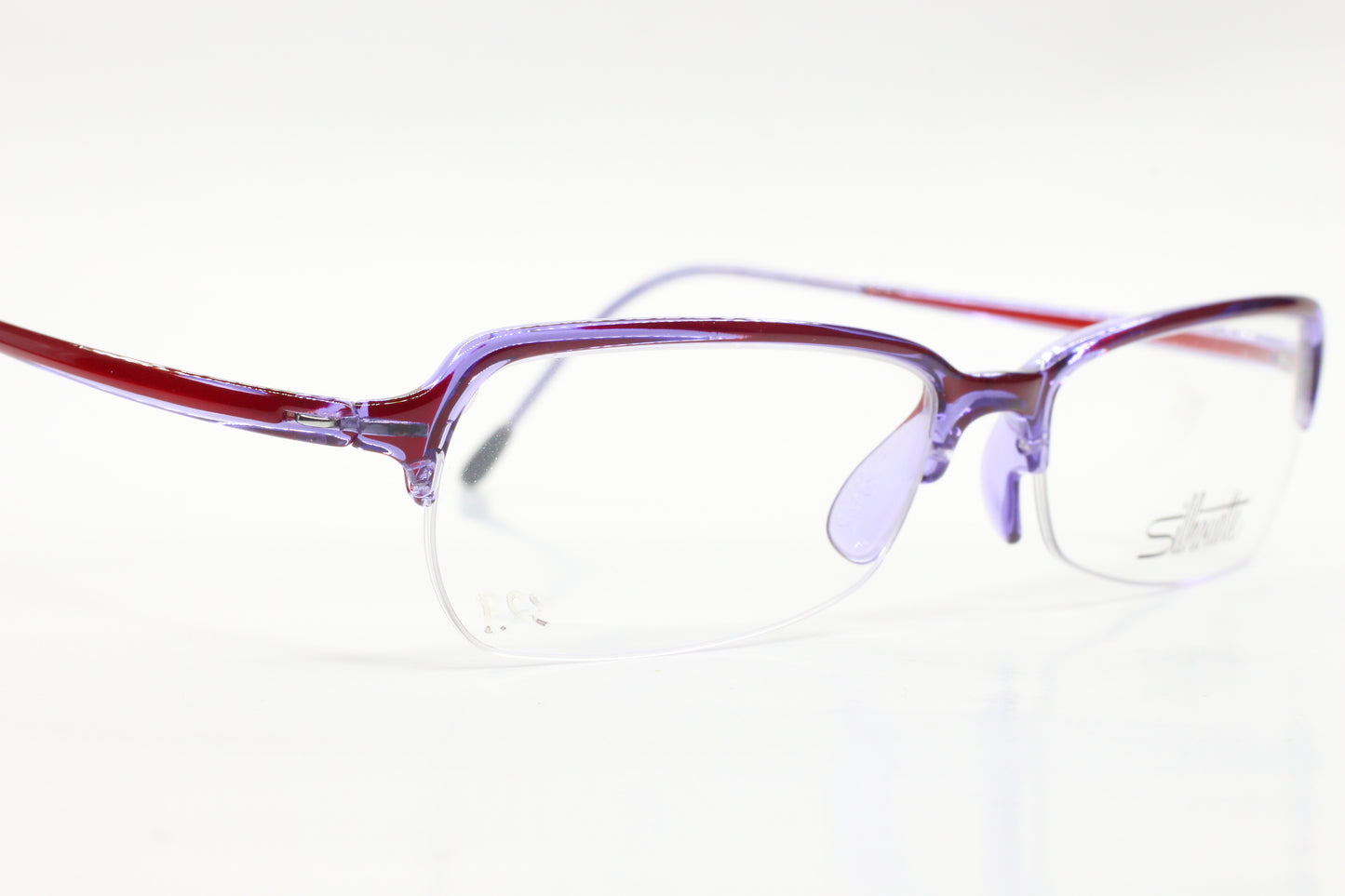 Silhouette SPX 1517 10 6080 Red Designer Luxury Austria Eyeglasses -Wo