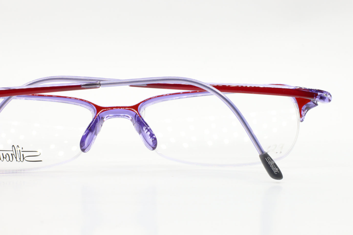 Silhouette SPX 1517 10 6080 Red Designer Luxury Austria Eyeglasses -Wo
