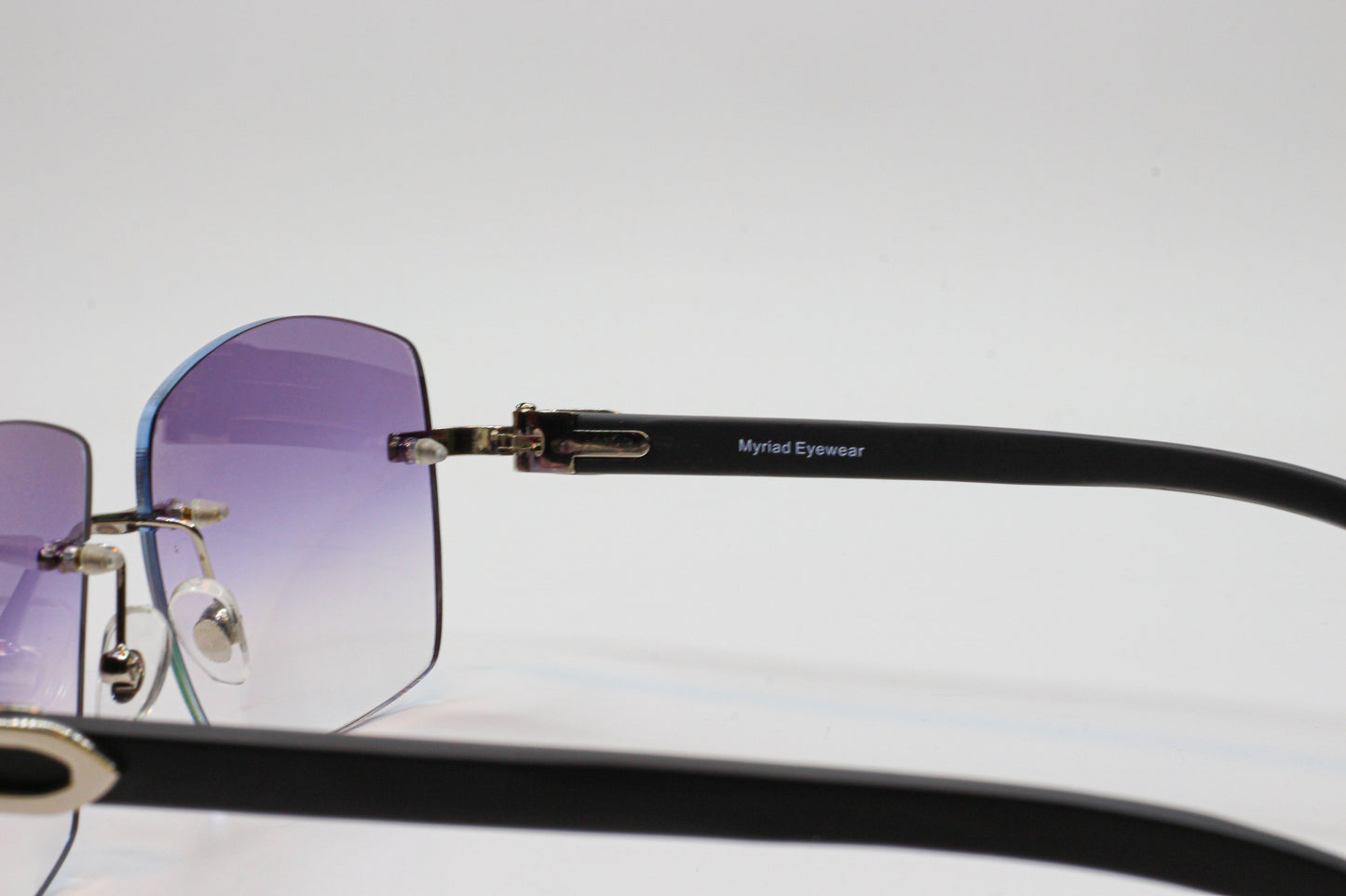 Myriad Mauve Rimless Glasses Frames Gradient ME00520 - Eyeglasses, Men, Myriadeyewear, sunglasses, Women