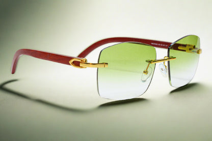 Myriad Emerald Rimless Glasses Frames Gradient ME00528 - Eyeglasses, Men, Myriadeyewear, sunglasses, Women