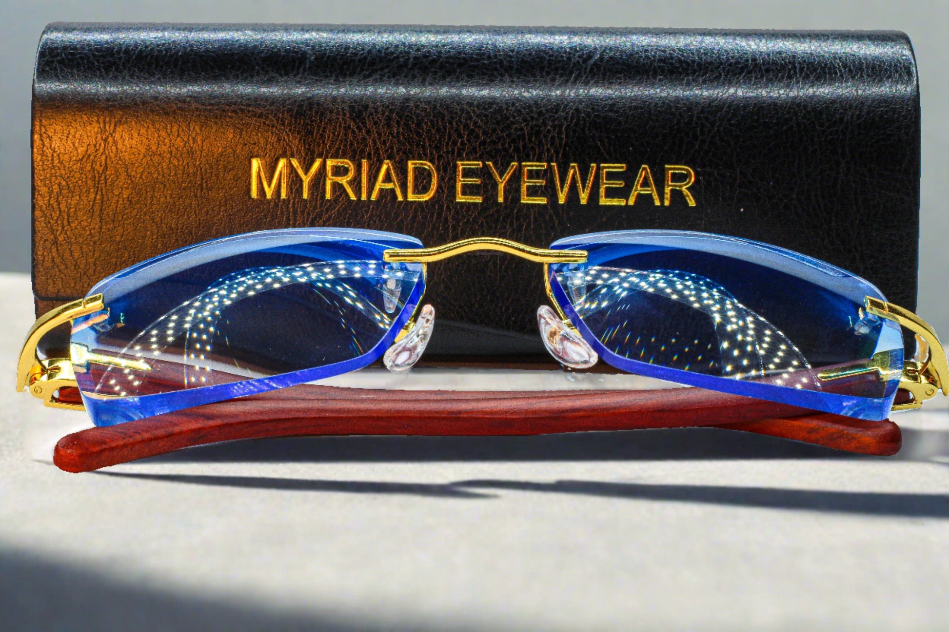 Myriad Ghost Rimless Glasses Frames Gradient ME00528 - Eyeglasses, Men, sunglasses
