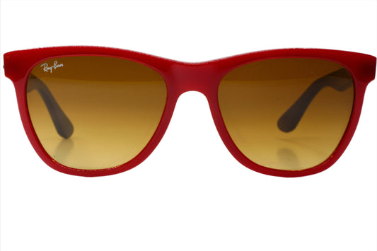 Ray-Ban RB 4184 6044/85 Red Gray ITALY Sunglasses - Eyeglasses, Men, sunglasses, Women