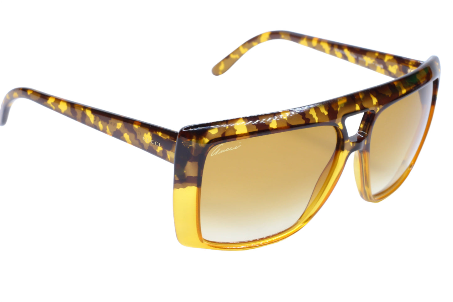 Gucci GG3532/S Light Havana Tortoise Spots Brown Sunglasses - sunglasses