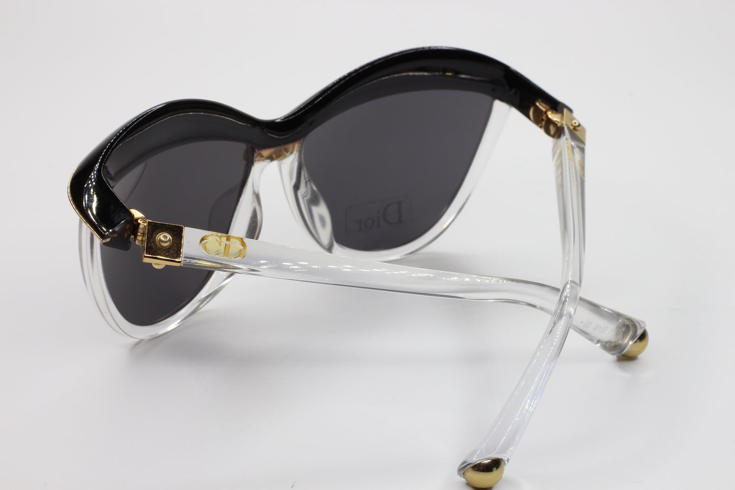 Christian Dior Demoiselle 2 Crystal Black Pink Color Sunglasses - sunglasses, Women