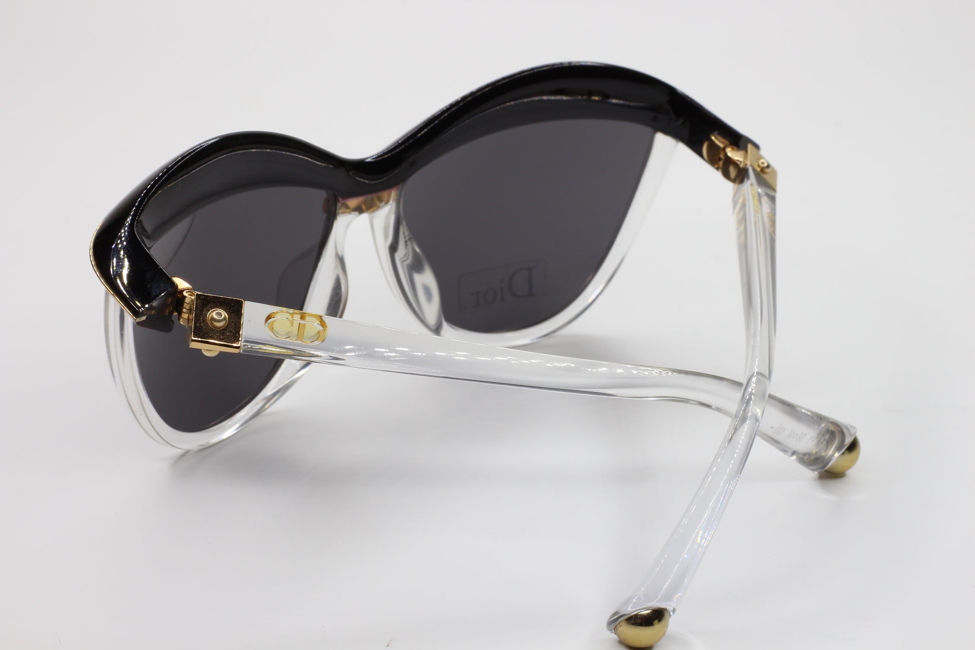 Christian Dior Demoiselle 2 Black Crystal Luxury Sunglasses