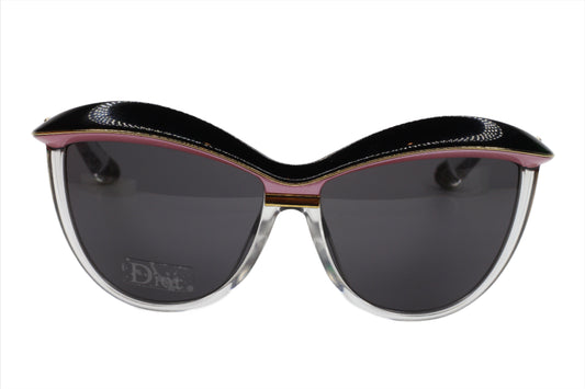 Christian Dior Demoiselle 2 Crystal Black Pink Color Sunglasses - sunglasses, Women