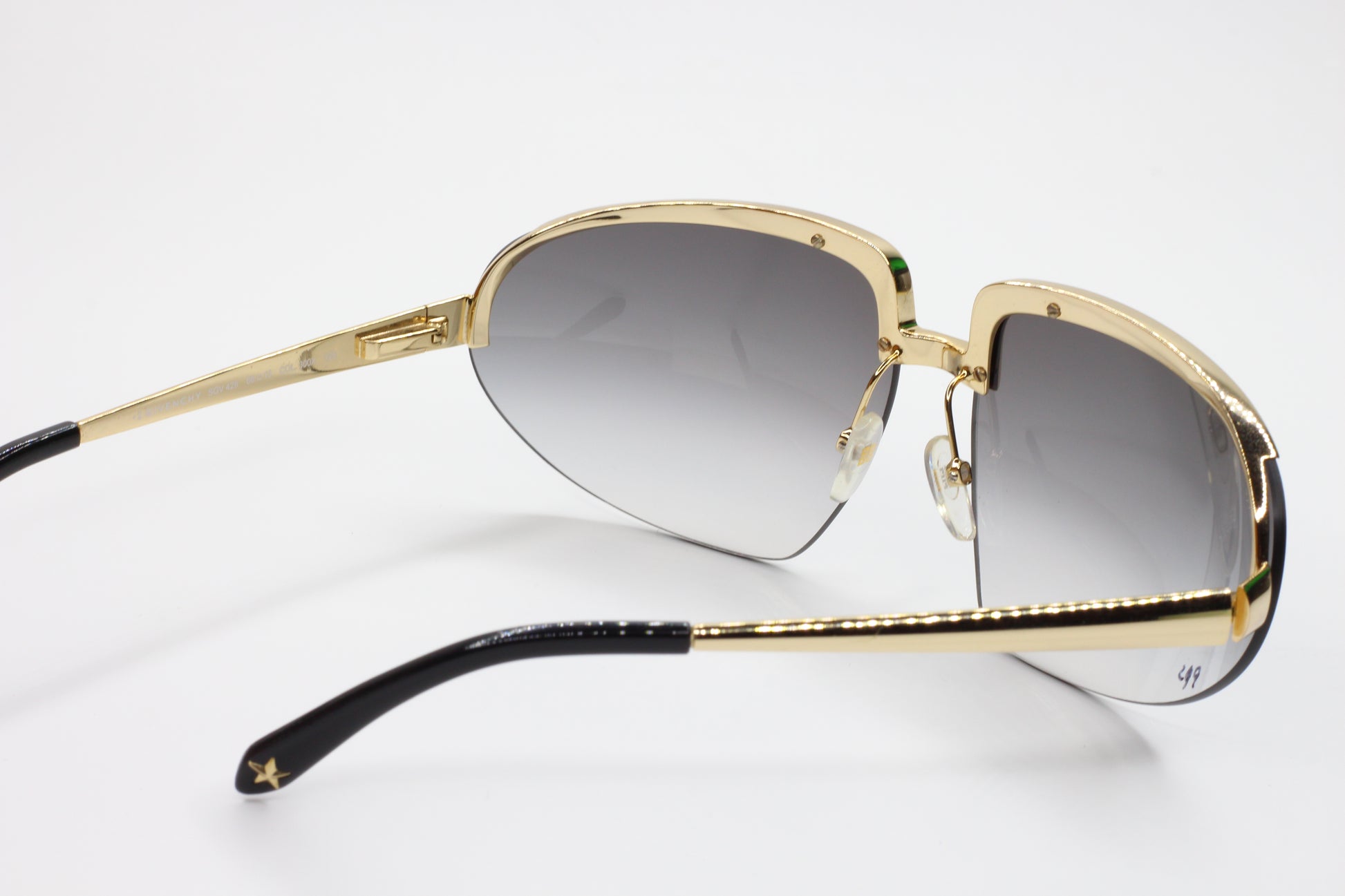 GIVENCHY SGV428 300X Metal Gold Luxury Sunglasses - sunglasses, Women