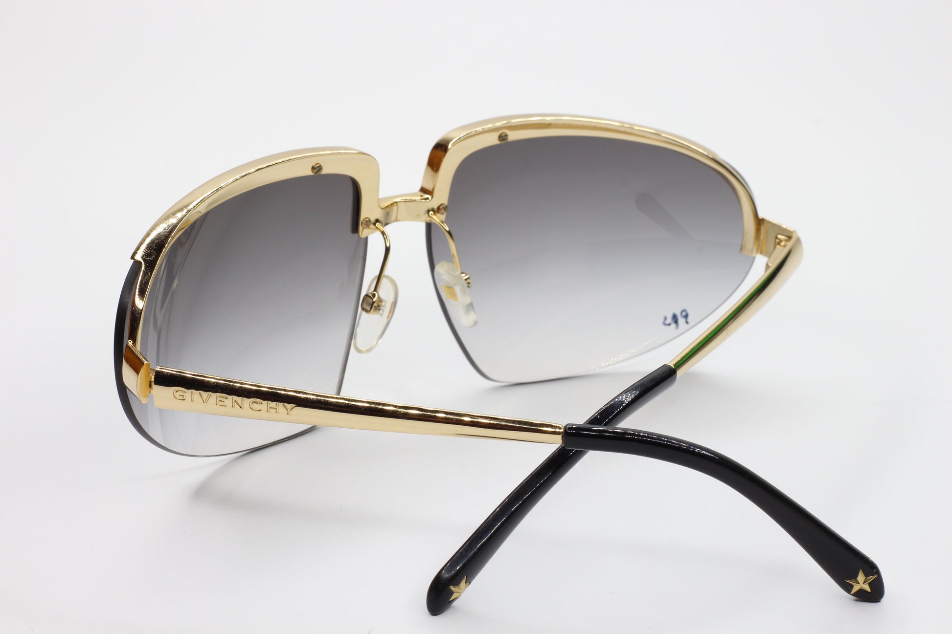 GIVENCHY SGV428 300X Metal Gold Luxury Sunglasses - sunglasses, Women