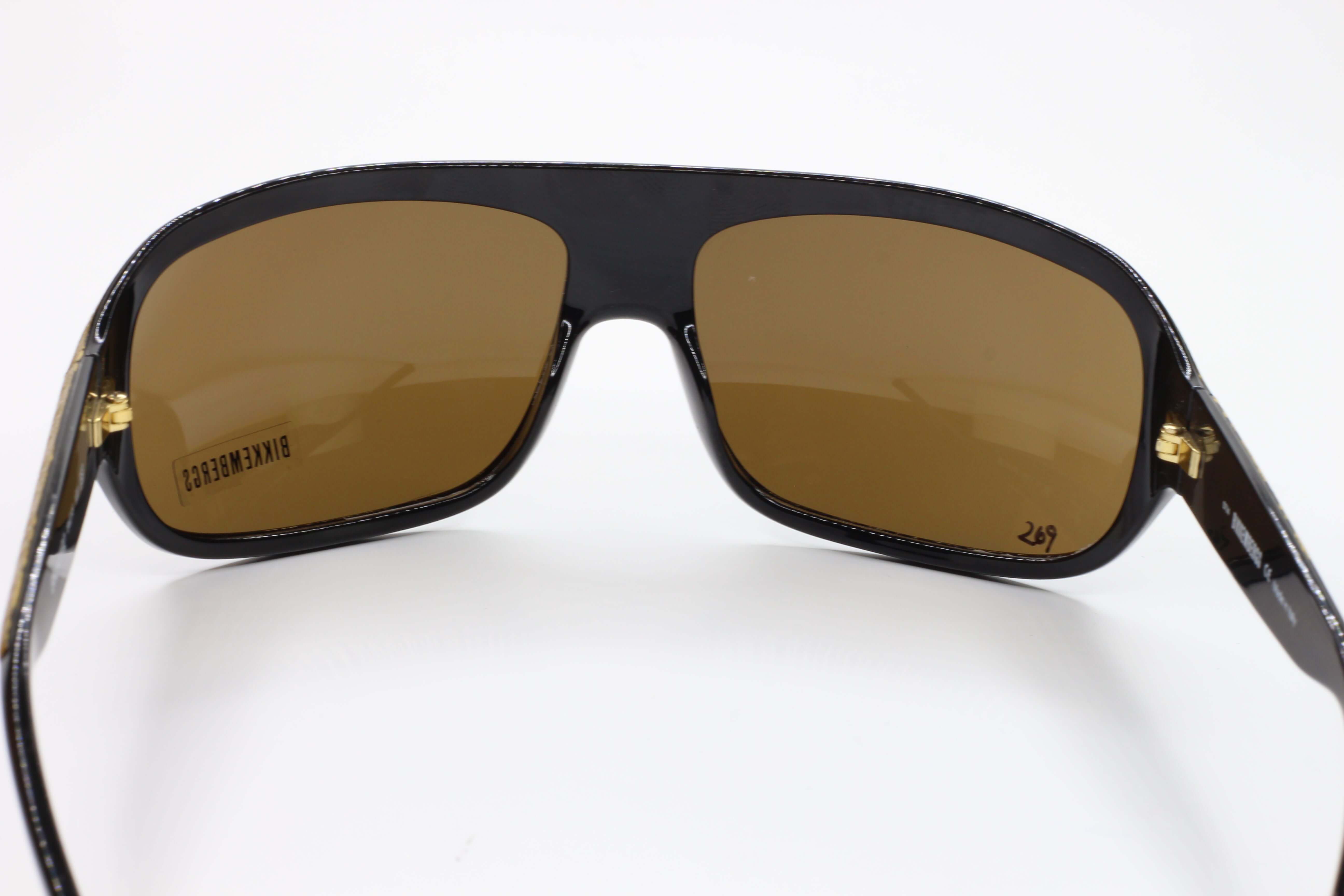 Bikkembergs BK54102 07 4 Black Gold Wrap Luxury Sunglasses