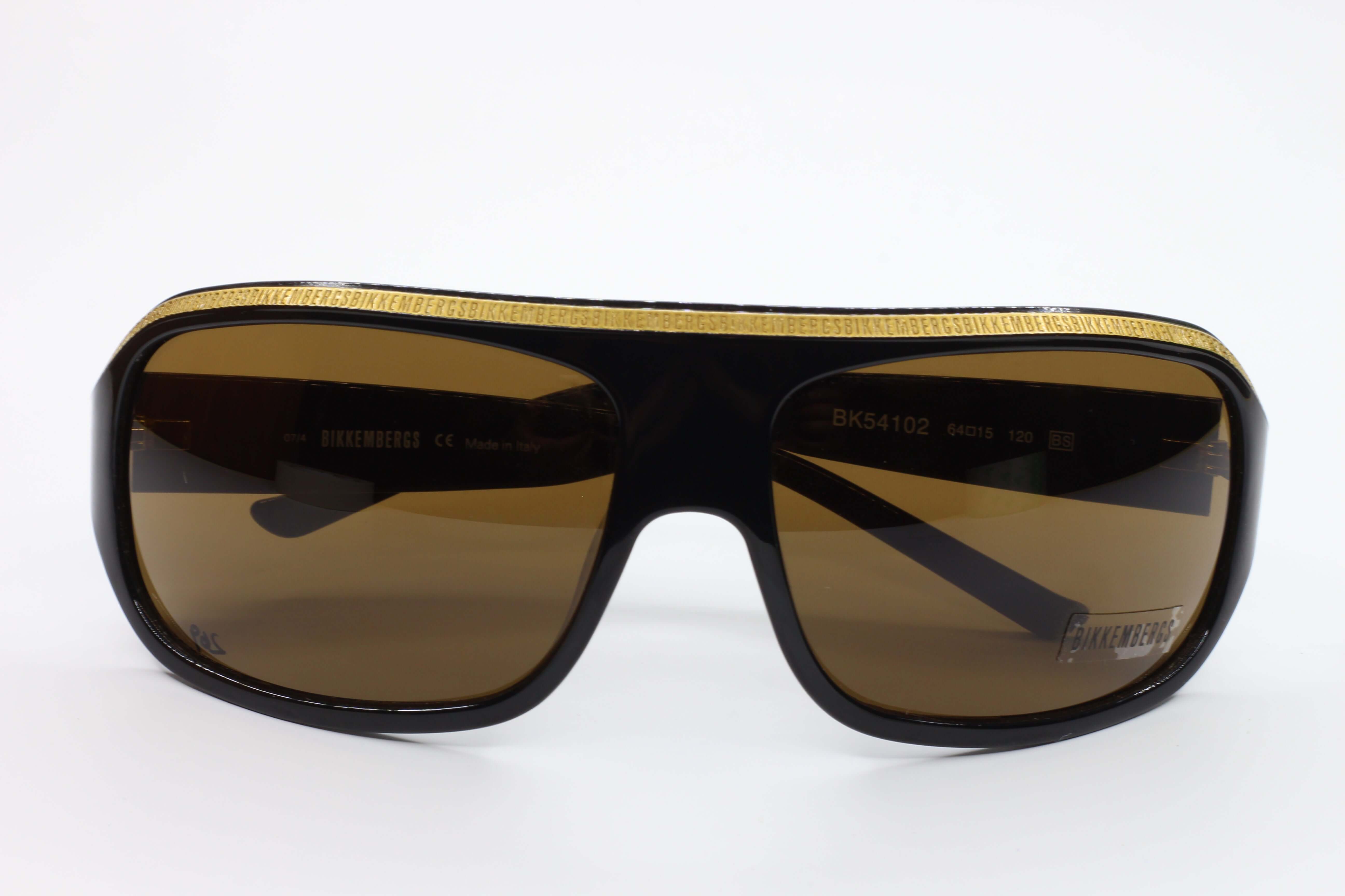 Bikkembergs BK54102 07 4 Black Gold Wrap Luxury Sunglasses