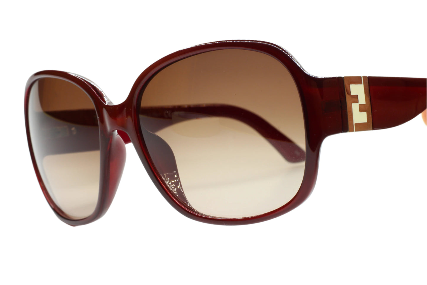 Fendi FS5336 532 Burgundy Gold Italy Luxury Sunglasses Optical Frames ABC Optical sunglasses