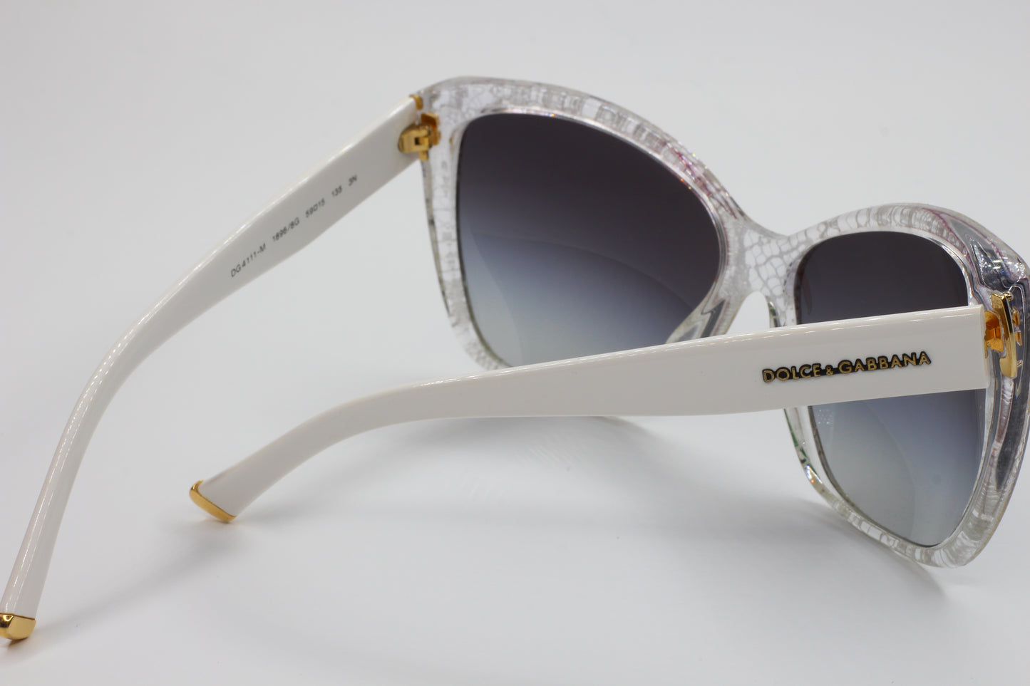 Dolce & Gabbana DG4111M 1896/8G White Snake Luxury Sunglasses Optical Frames ABC Optical sunglasses