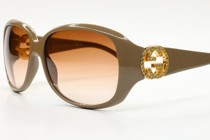 Gucci GG3578/S WMF02 Beige Acetate Luxury Sunglasses