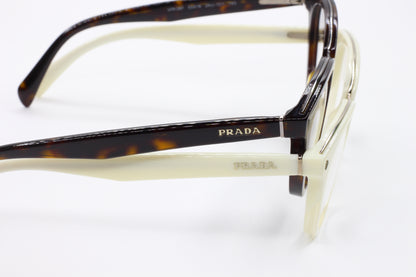Prada VPR06P 2AU-1O1 Designer Off-White Eyeglasses -Wo