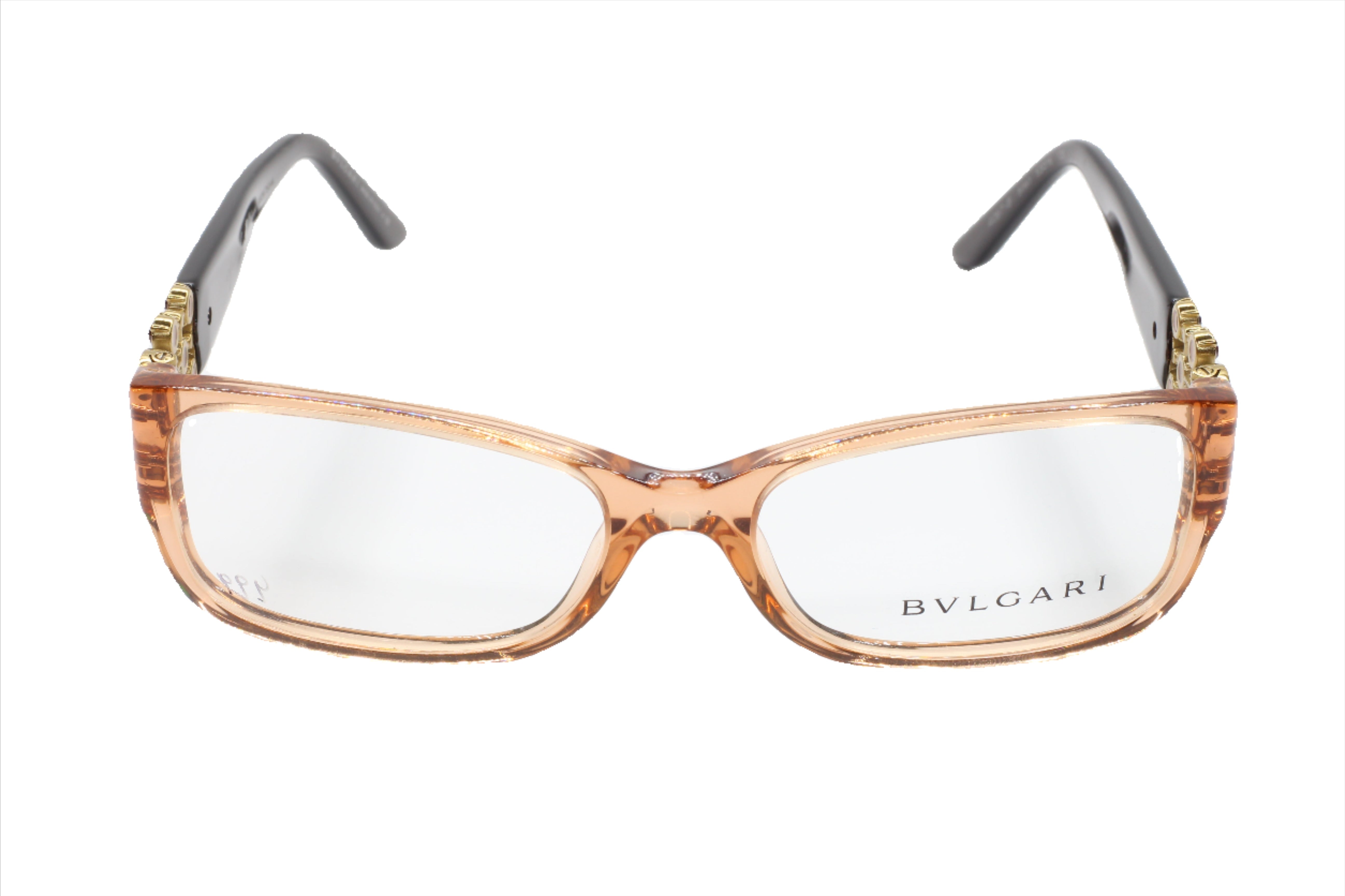 Bvlgari BV4067B 5060 Crystal Brown Swarovski Luxury Eyeglasses -Wo