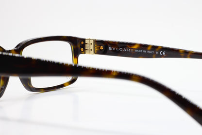 Bvlgari BV3014 504 Brown Havana Tortoise Luxury Eyeglasses - Eyeglasses, Woman, Women