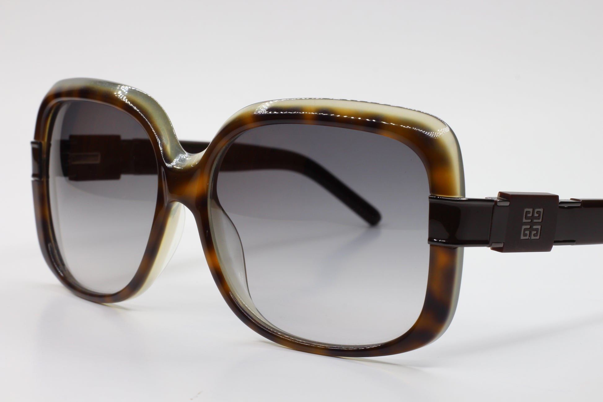 Vintage Givenchy SGV691 0U81 Havana Brown/Grey Gradient Lenses 58MM Sunglasses - sunglasses, Woman, Women