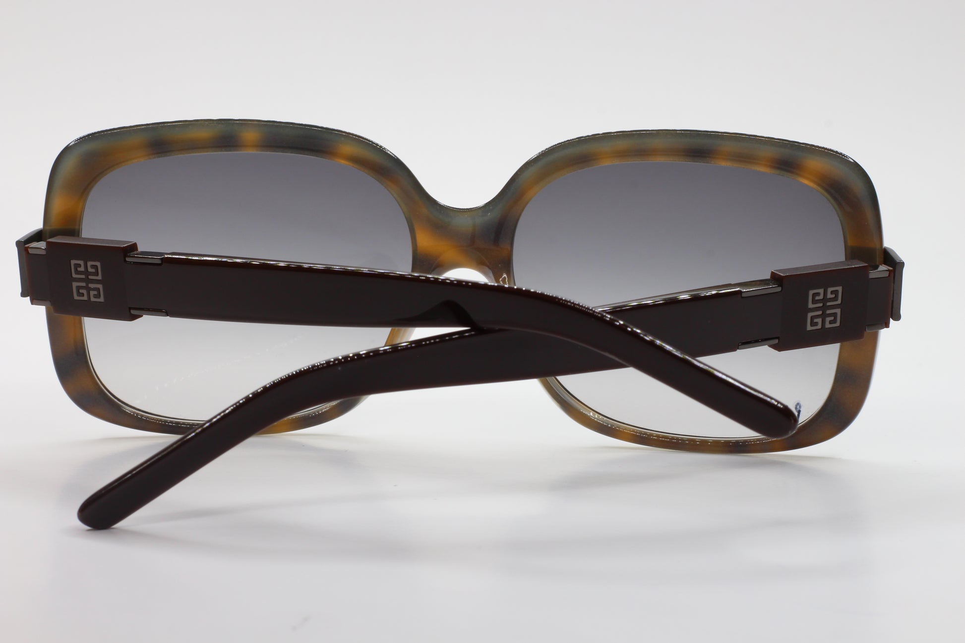 Vintage Givenchy SGV691 0U81 Havana Brown/Grey Gradient Lenses 58MM Sunglasses