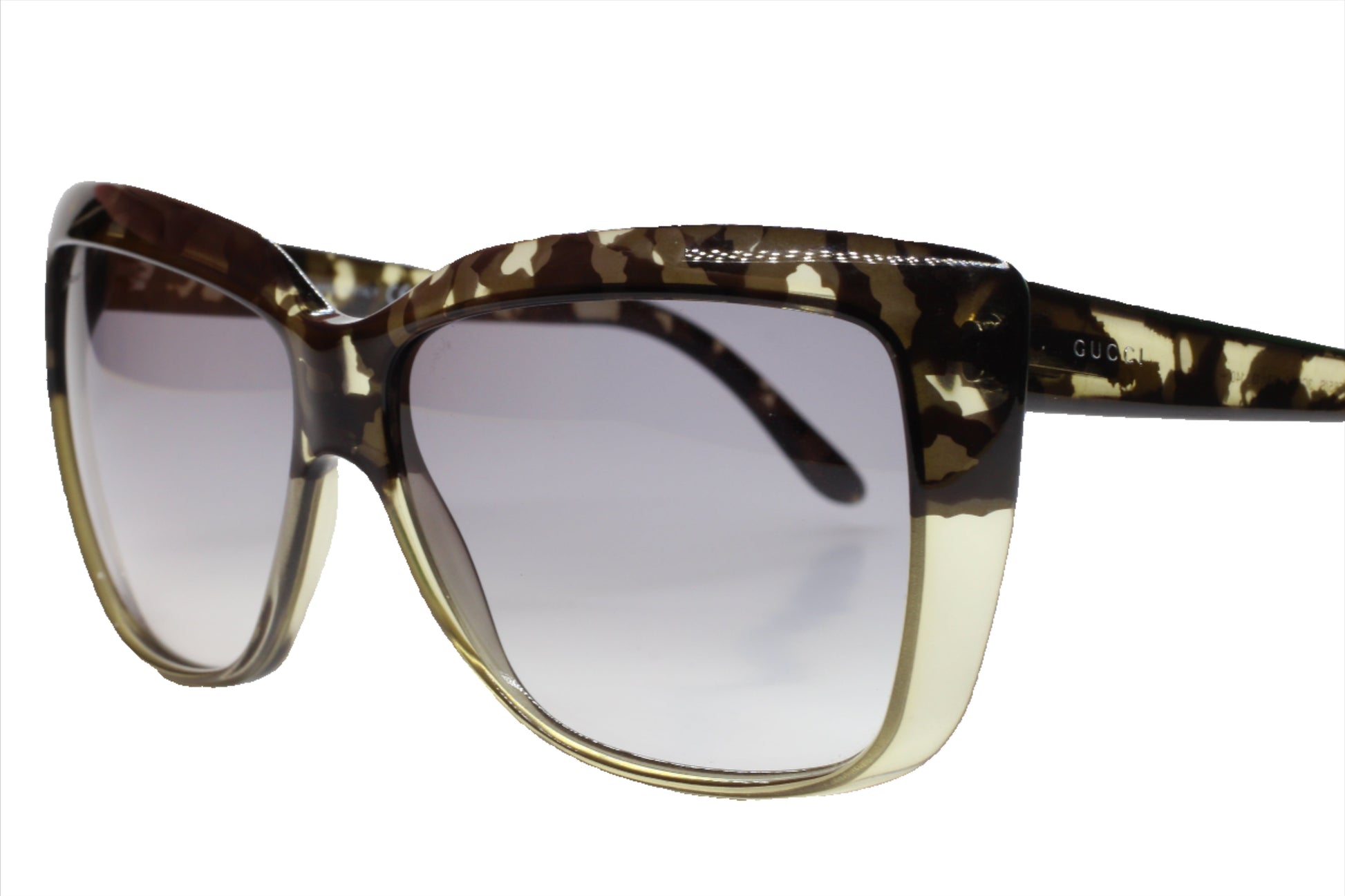 Gucci GG3585/S 3C8O0 Grey Havana Acetate Designer Butterfly Luxury Sunglasses - Man, Men, sunglasses, Woman, Women