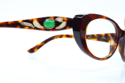 Bvlgari BV4057-B 851 Tortoise Round Cat Eye Full Rim Eyeglasses - Eyeglasses, Women
