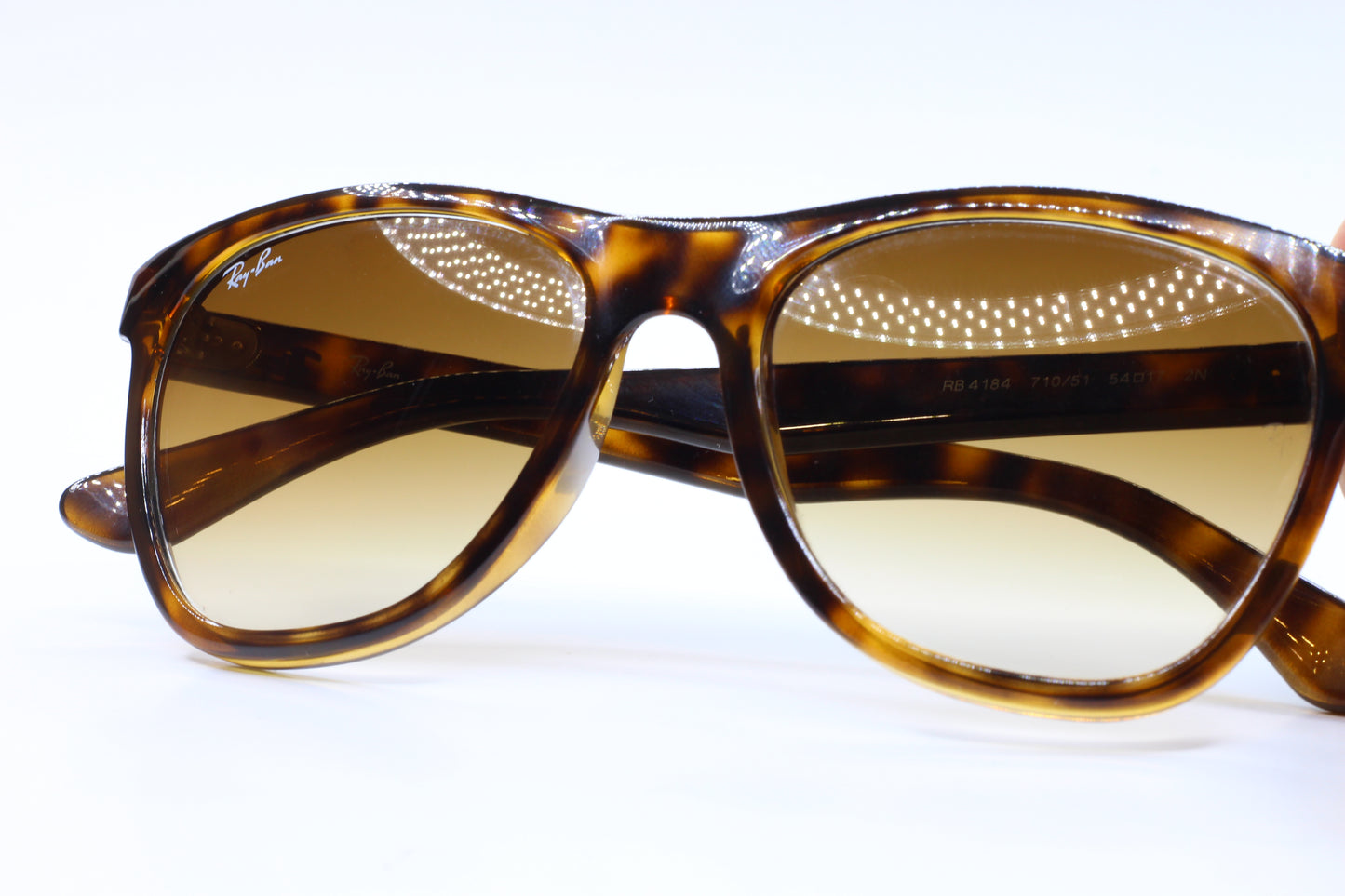 Ray-Ban RB4184 710/51 Brown Havana Tortoise Sunglasses - sunglasses, Women