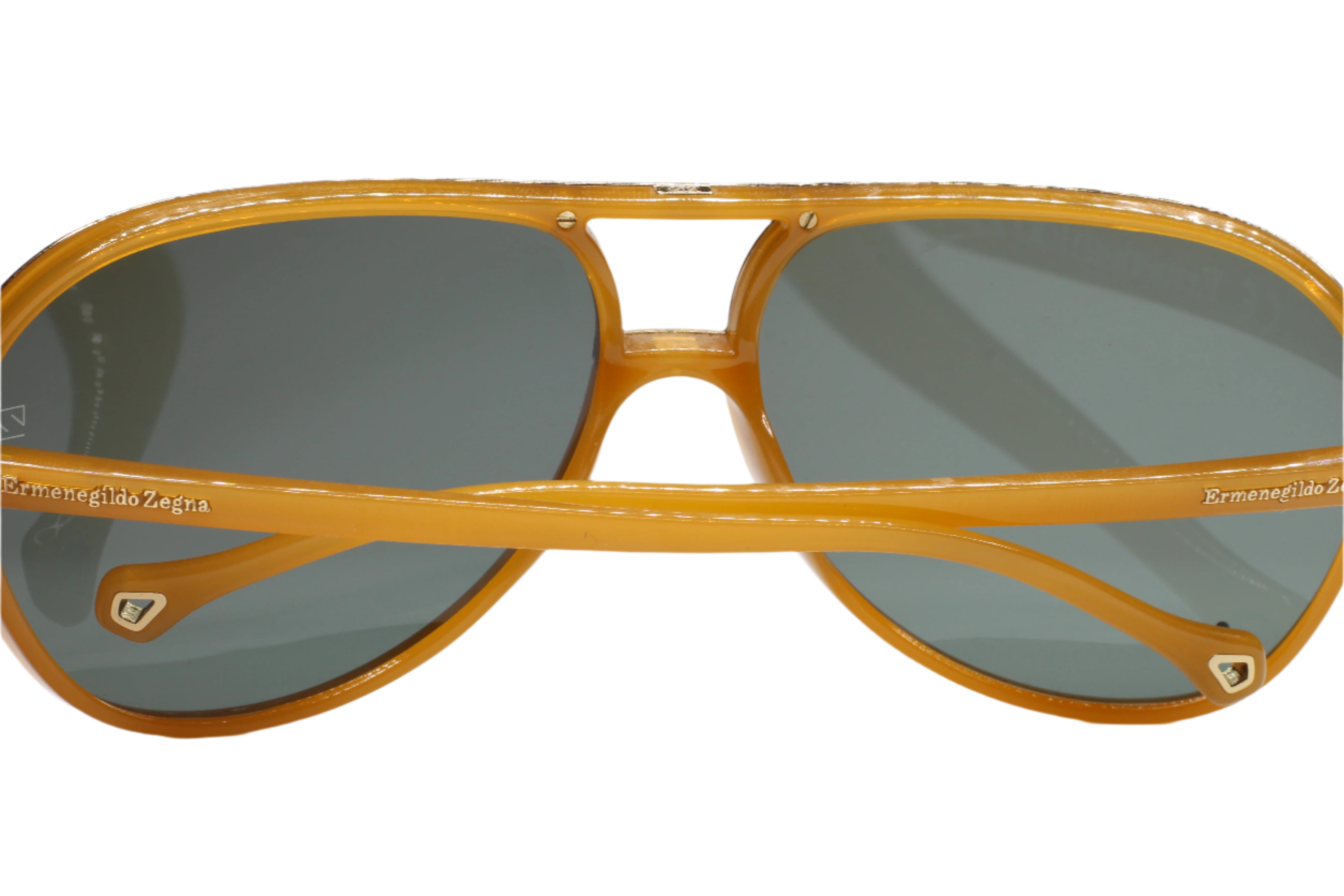 Ermenegildo Zegna SZ3280 0300 Gold Yellow Luxury Sunglasses -Ma