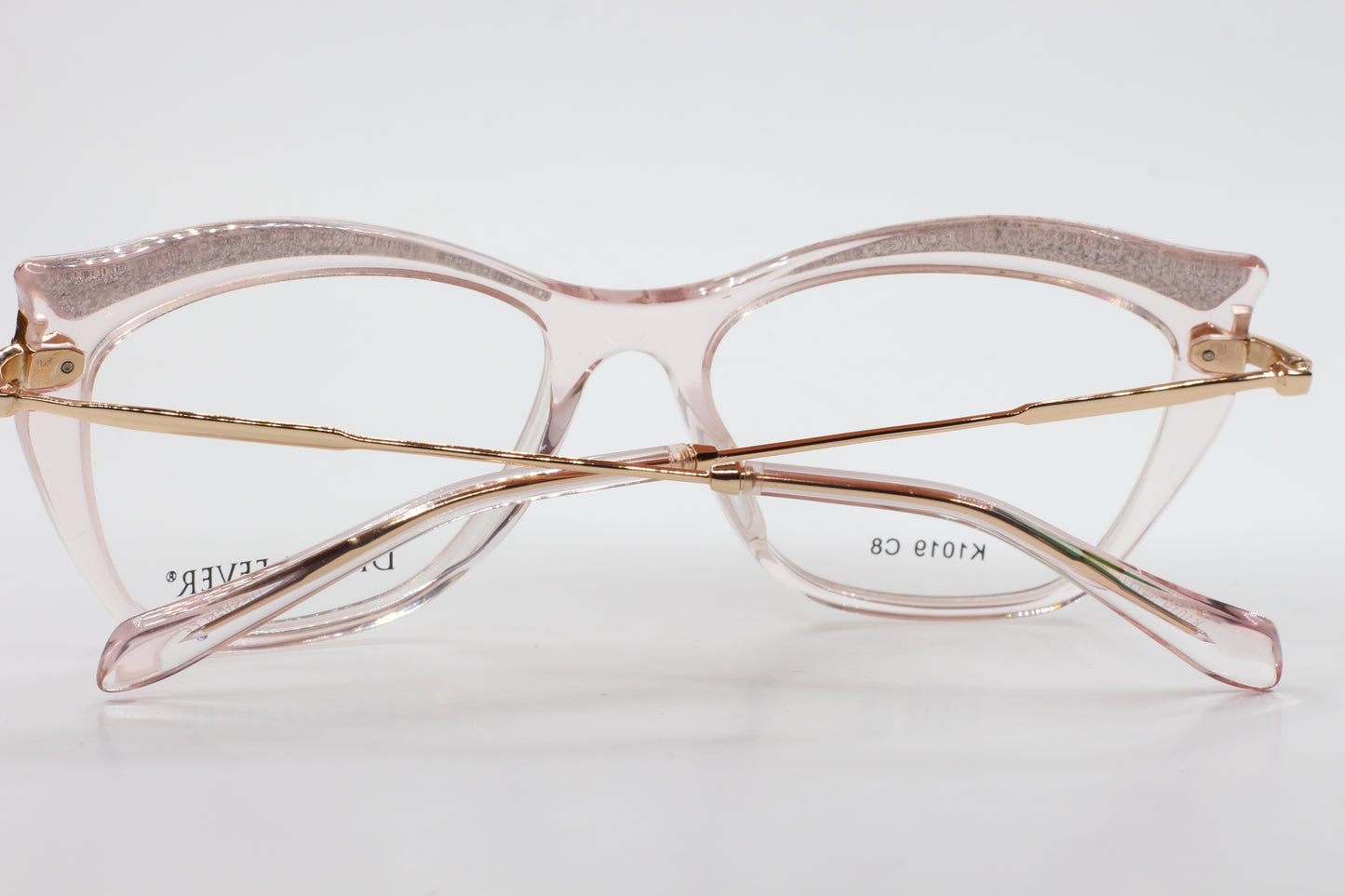 Dream Fever K1019 Transparent Pink Gold Designer Eyeglasses Optical Frames ABC Optical Eyeglasses