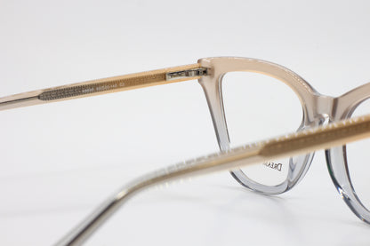 Dream Fever K8030 C2 Acetate Transparent Brown Fade Gray Eyeglasses - ABC Optical