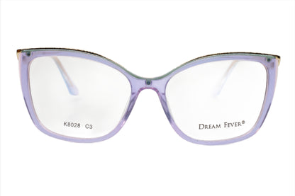 Dream Fever K8028 C3 Gold Transparent Multi Color Eyeglasses - ABC Optical