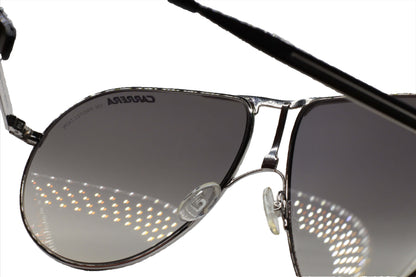 Carrera 1 010/KM-B Metal Silver Gradient Aviator Luxury Sunglasses - ABC Optical