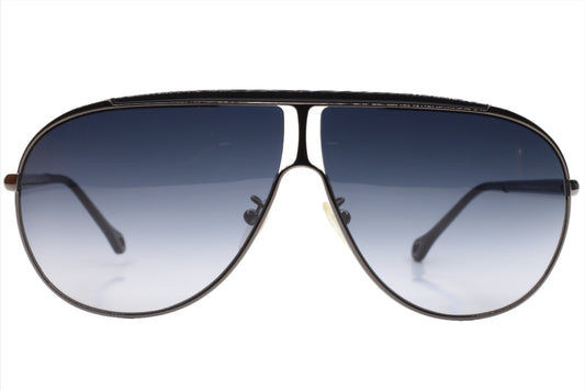 Ermenegildo Zegna SZ3250 0568 Black Silver Luxury Sunglasses -Ma