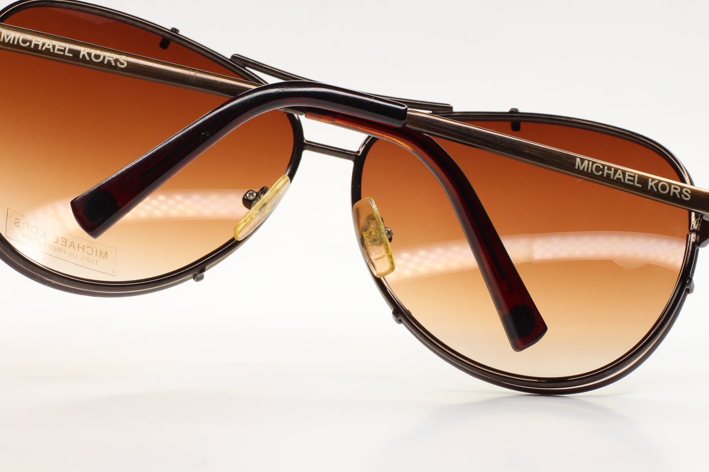 Michael Kors Stella M2052S 210 Metal Authentic Bronze Aviator Luxury Sunglasses - ABC Optical