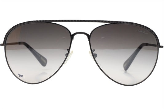 Lanvin Paris SLN003 H41X Gunmetal Aviator Designer Sunglasses -Ma